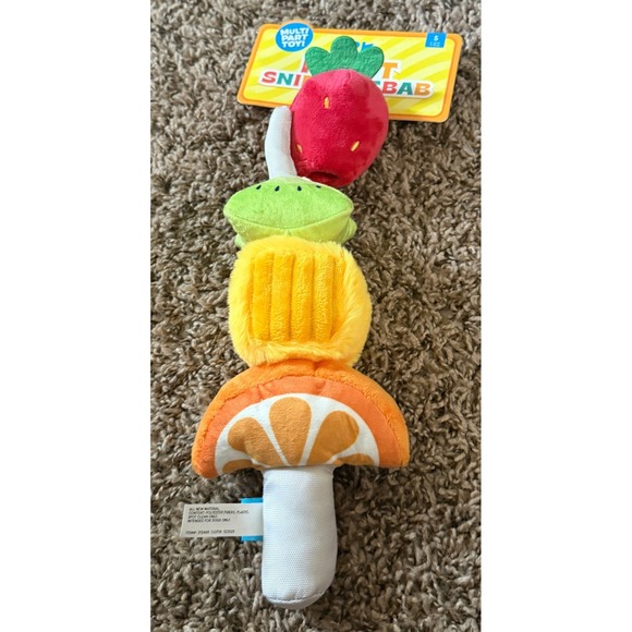 Bark Other - Bark-Plush Fruit Sniff-S-Kebab Dog Toy (NWT)